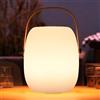 ZWOOS Lampada da Tavolo Senza Fili, Ricaricabile LED RGB, Luce Portatile Wireless con Modalità Sfarfallio Candela, Impermeabile IP54, con Telecomando (Lampada)