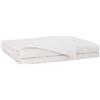 vidaXL Coperta Ponderata Bianco 200 x 225 cm 13 kg 100% Cotone 205T
