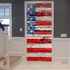 Generic Murale Per Porta 3D Bandiera Americana 85 X 215 Cm Adesivi Per Porte Murali Per Pareti Interne Carta Da Parati Artistica Decalcomanie Per Porte Rimovibili Autoadesive Vinile ， Camera Da-4166380198326