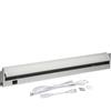 Oktaplex lighting Oktaplex Rota barra LED sottopensile orientabile 60 cm | 800 lm e 10 W, 4000 K bianco neutro su 230 V, corpo orientabile in alluminio argento con interruttore