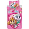 BrandMac Paw Patrol Junior Rosa Copripiumino Neonato 100x135 + Federa