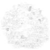 Tyenaza Pietre Naturali di Cristallo, Frammenti Arrotondati di Pietra, Cristallo di Quarzo per Guarigione Energetica, Forme Irregolari di Gemme (Bianco)