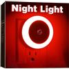 FanFu Guo FanFuGuo® 3 Pezzi Luce notturna LED con Sensore di Luce, Lampada notturna per bambini, Luce Notturna da Presa per Camera dei Bambini, Camere da Letto, Soggiorno, Bagno, Cucina, Scale (Rosso)