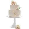 Floruvia Wedding Cake Topper Anello di Diamante Cake Topper con 26 Lettere Personalizzabili Iniziali Sposa e Sposo