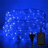 Ikodm Tubo Luminoso LED,30m 720 LED Catena luminosa 8 Modalità,Tubo Luminoso da Esterno con timer per Natale, Matrimonio, Giardino-Blu