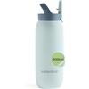 waterdrop MICRODRINK waterdrop® Borraccia con Cannuccia 600 ml, Borraccia Termica, Acciaio inox, Borraccia Bambini, Palestra, Adulti, Bottiglia Termica per Bevande Calde e Fredde