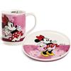 Egan Piatto Dessert + Mug Imp. Minnie Mouse I Am Rosa