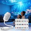 JIABAOZ Proiettore Galassia Soffitto Galaxy Projector Night Light, Hd Star Projector Proiettore Di Stelle 2 In 1, Alimentazione USB, per Camera da Letto, Cameretta, Auto e Feste (24 Films)