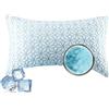 Deodar Cuscino in Memory Foam 40x80 cm, 1 Pezzo, Ergonomico, Effetto Rinfrescante a Lunga Durata, Antibatterico, Morbido e Traspirante, per Dormire di Lato e sulla Schiena