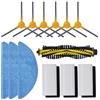 KEEPOW 13 accessori di ricambio per robot aspirapolvere IKOHS NETBOT S15, la confezione include 1 spazzola principale, 3 filtri Hepa, 3 mop, 6 spazzole laterali