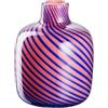LEONARDO HOME Filo Colori 047515 - Vaso fatto a mano, 1 pezzo, pezzo unico, elegante portacandela appassionata, moderno vaso decorativo, altezza: 17,2 cm, colore: Rosa