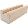Hoite Base per specchio da pavimento, supporto per specchio a figura intera, supporto da pavimento in legno per opere d'arte, cavalletto nero fisso grande