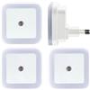 Kryolithm 3 Pezzi Luce Notturna da Presa, luce notturna sensore, Luci Notturne LED Auto-Accensione per Camera Bambini, Bagno, Corridoio - Luce Calda [Classe di efficienza energetica A]