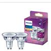 Philips LED, Faretto, 2 pz, equivalente a 35W, attacco GU10, Luce Bianca Calda