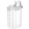 QBXMY7 Contenitore per detersivo per bucato, dispenser per detersivo da 2500 ml con misurino, contenitore ermetico per detersivo in polvere, cereali, farina di riso