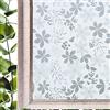 Hoonng Pellicola Vetri Finestre, Oscurante Privacy Pellicola, Fiore, 44.5x200CM