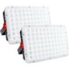 CREATESTAR Faretto Led da Esterno 20000LM, 200W 2 Pezzi Faretti Led Esterni 6500K luce bianca fredda, IP66 Impermeabile Faro Led Esterno per magazzino, giardino, garage, campo sportivo, parcheggio