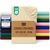 Utopia Bedding Lenzuolo con Angoli - 120x200cm - Beige