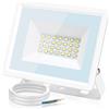 Aigostar Faretto LED da Esterno 30W,2510LM,Faretti LED Esterno luce bianca 6500K,Luce di Sicurezza Impermeabile IP65,Per Giardino,Cortile,Garage,Corridoio