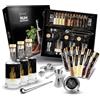 DIBYS Kit Fai-Da-Te con 12 Botaniche Naturali e Accessori | Set Rum per Degustazione con Bottiglia, Cubetto e Accessori | Cocktail Kit di Infusione con 4 Ricette