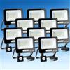 Aigostar- 30W Faretto Led da Esterno con Sensore di Movimento, Faro LED Esterno, 2750LM, Bianco Freddo 6500K, IP65 Impermeabile, Faretti per Giardino, Cortile, Patio, Garage, Confezione da 10