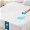 BEDLORE Coprimaterasso 140x190cm 100% Impermeabile & Traspirante, Bianco | Membrana in TPU Premium, Tessuto in Bambù 3D, Tasche Profonde 30cm, Lavabile in Lavatrice a 40°C-60°C, Certificato OEKO-TEX