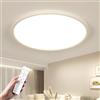 EASY EAGLE Plafoniera LED Soffitto Dimmerabile 3000K-6500K, 30CM 28W 2800LM