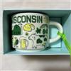 Starbucks Wisconsin Starbucks mini tazza tazza DEMI 2 oz ORNAMENT Been There serie NUOVO