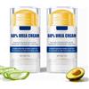 EHIOG Crema Piedi Urea 60%, 2PCS Ripara Crepe, Idrata Mani Gomiti Ginocchia