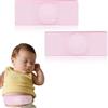 PYEUIFT 2 Pezzi Fascia per Ernia Ombelicale Nei Neonati, Kit Ombelicale Neonato Fascia per Ernia, Supporto Addominale per Ombelico dei Neonati, Fascia Regolabile (Rosa)