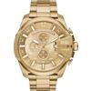 Diesel Chief Series orologio da uomo, movimento cronografo con cinturino in silicone, acciaio inossidabile o pelle