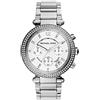 Michael Kors Parker Watch for Women, Quartz Chronograph Movement with Stainless Steel or PVC Strap