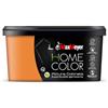 MAXMEYER Home Color Idropittura colorata per interni, Pittura Murale Superlavabile e Igienizzante, Finitura Opaca, Colore Scorza Arancio 2,5 Litri