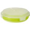 Ibili 749110 Scatola per tortilla, plastica, verde, 22 x 22 x 5.5 cm ⌀ 22 cm circa
