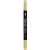 Tsukineko VersaCraft Fabrico Marker Sand (Beige) - Pennarello Doppia Punta - per Timbri, Creazione di Biglietti, Scrapbooking & Journaling - a Cartoncino, Tessuto, Legno e Terracotta