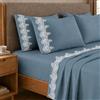 PETTI Artigiani Italiani - Set Lenzuola Singole Percalle Cotone con Pizzo Macramè Avion, Completo Letto 3 Pezzi, 100% Made in Italy