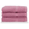 Gabel Asciugamani Ospite, Spugna di Puro Cotone Idrofilo, Large, Fuxia, Set da 3 Pezzi