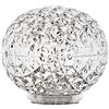 Kartell Mini Planet, Lampada da Tavolo a batteria, Cristallo, Ø 16 cm