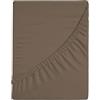 Zer0bed, Lenzuolo Sotto con Angoli Singolo Tinta Unita 100% Cotone ANGOLO MAXI 30CM, 1 Piazza, Moro, 90x200