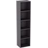 Vida Designs Oxford, Libreria a cubi a 5 ripiani, in legno, per esporre e conservare, per ufficio e soggiorno, grigio