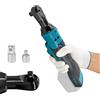 SWTHM Chiave a cricchetto senza fili da 3/8 compatibile con batterie MAKITA 18-21V, 80N.m 280RPM Chiave a cricchetto elettrica con adattatori da 1/4 e 1/2 per riparazioni auto e progetti fai da te