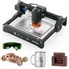 Genmitsu Kortek Incisore Laser 10W, Area di Lavoro 200x150 mm | Precisione 0,01 mm, supporto App WiFi, per legno, acrilico, pelle, vetro, ceramica, metallo e fibra