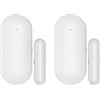 LWOHSI Rilevatore di movimento PIR volumetrico wireless antifurto Allarme casa volume 120 DB compatibile con tutte le centrali (PB68-2PCS)
