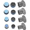 PERLATOR 2 x M24 x 1, 2 x M21,5 x 1, 2 x M18,5 x 1, 2 x M16,5 x 1 ~ 13,5 - 15 l/min, set da 8 manopole originali PERLATOR con 4 chiavi