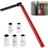 Kitnelw Chiave Rubinetto Lavello Utensile per l'installazione dei Rubinetti 8-12 mm | Chiave per Rubinetto Sottolavello per Installazioni Idrauliche