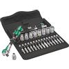 Wera, 8100 SA 6 Kit con cricchetto Zyklop Speed, attaco da 1/4, metrico , 28 pezzi