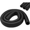 BEASAFY Isolamento dei tubi in gomma, in schiuma morbida, colore nero, per isolamento dei tubi, attrezzatura da fitness, tubo di rame (diametro 32 mm)