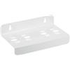 Supertool Staffe per alloggiamento del filtro dell'acqua RO Alloggiamento in metallo Staffa fissa Piastra di montaggio per filtro a doppio stadio per sistema di filtraggio dell'acqua, 25,4 cm, bianco