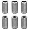 PATIKIL Spacer Acciaio M10, 6pz Spacer Metallo Acciaio 10.3mm Id x 16mm Od x 40mm L Spacer Acciaio Carbonio Vite Standoff Rotondo per Bulloni da 2/5in o M10