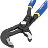 S&R Chiave a Pappagallo Professionale. Pinza Regolabile a Pappagallo Autobloccante per Tubi e Bulloni 300 x 40 mm. Blu e in Acciaio CR-V, Manici a doppio rivestimento.
